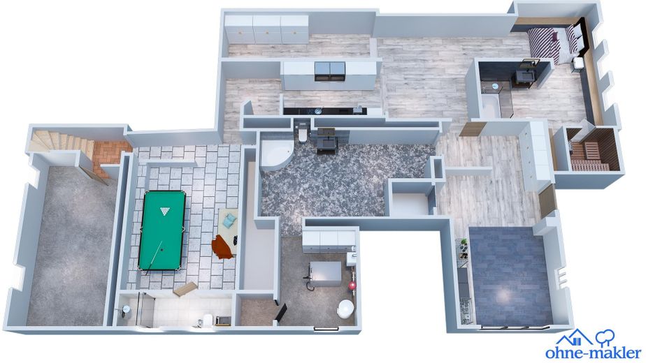 Großes Wohnhaus zur Nutzung als ZFH, Mehrparteivermietimmobilie oder Mehrgenerationenhaus – UG
