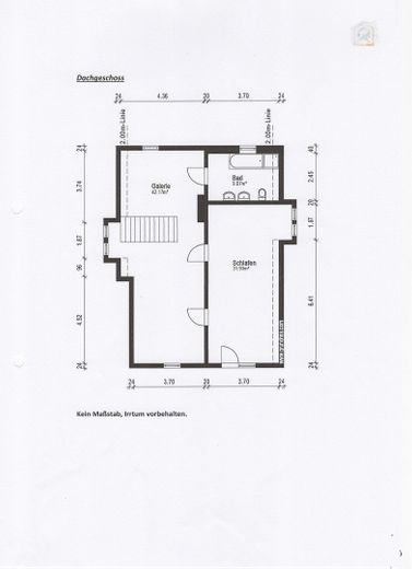 Großes Stadthaus in Niebüll – Dachgeschoss