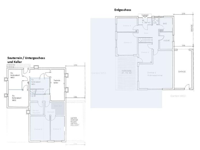 Grundriss Whg 1