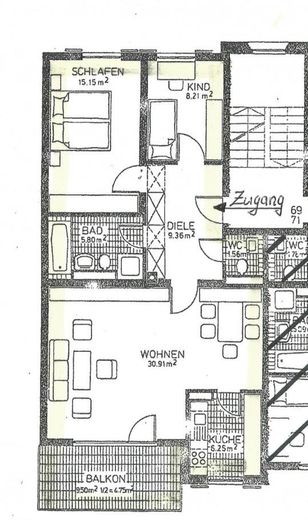 Traumhafte 3-Zimmer-Wohnung in Bad Tölz – mit Balkon, Einbauküche & Sauna! – Foto 14