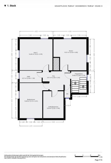 Freistehendes Einfamilienhaus mit viel Platz für Familie, Alltag und Zukunft – Grundriss 1. OG