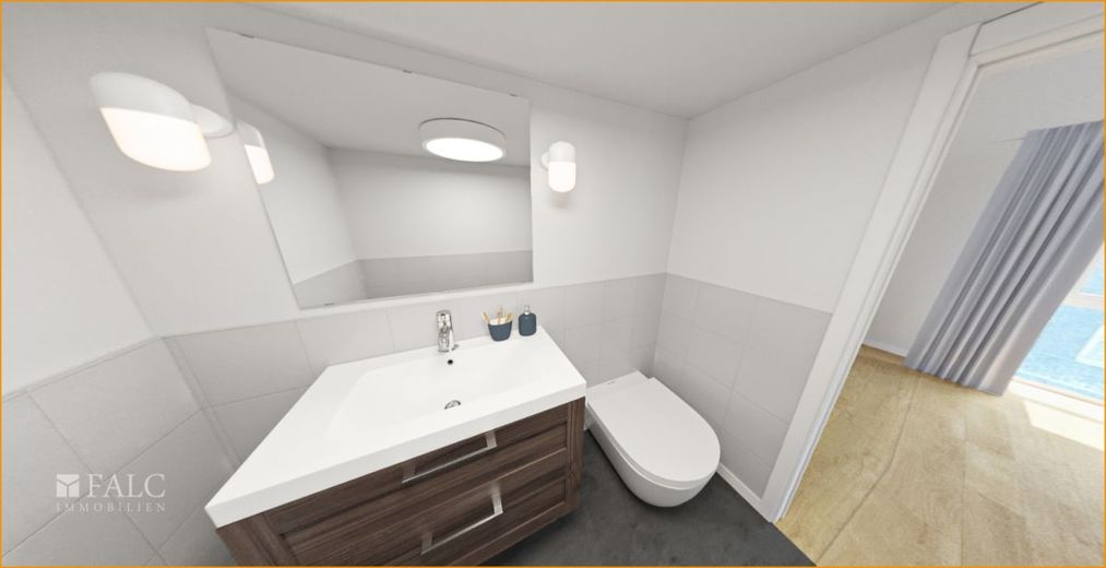 Exklusive sanierte Maisonette-Wohnung mit riesiger Dachterrasse! – Badezimmer_1OG