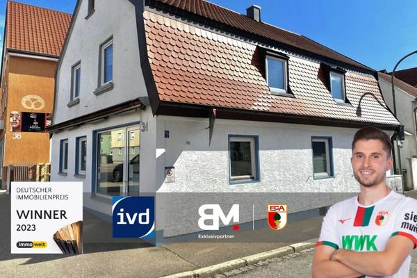Wohn- und Geschäftshaus mit separatem Gebäude | Toplage Augsburg mit Entwicklungspotenzial