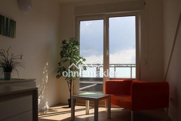 2-Zimmer-Apartment mit Dachterrasse, teilmöbliert