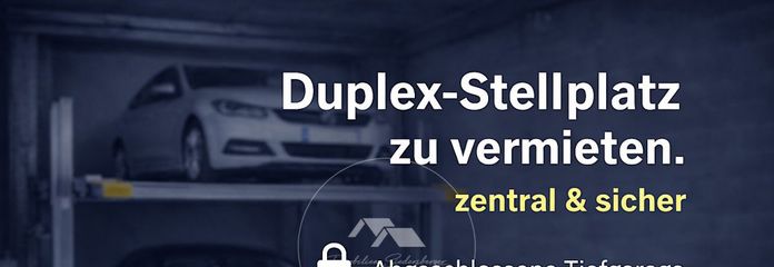 Duplex-Stellplatz in zentraler Lage – Duplexstellplatz