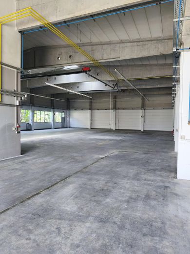Gewerbehalle / Lagerhalle / Halle 624qm / Büro 247qm in 91126 Rednitzhembach – Halle mit hinterer Stahltür 