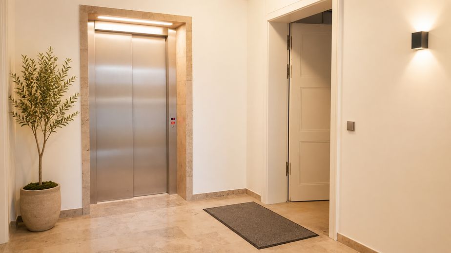 Exklusive 4-Zimmer-Residenz mit Südbalkon & Concierge im Gerling Quartier | Sofort bezugsfrei – Wohnungseingang mit Fahrstuhl