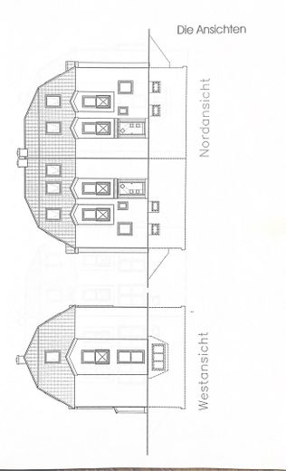 Maison mitoyenne dans une impasse calme à Francfort-Ginnheim – sans commission – Ost- und Nordseite