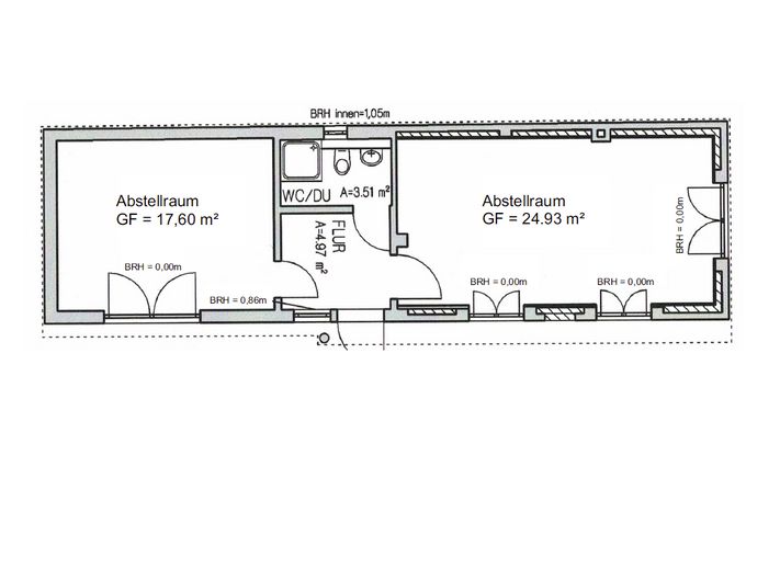 Haus im Bungalowstil als Fertigbau mit Pool, Nebengelass und großem Grundstück – Grundriss Nebengebäude