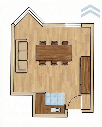 Kapitalanlage: "Private Lounge" im Senioren-Zentrum – Grundriss