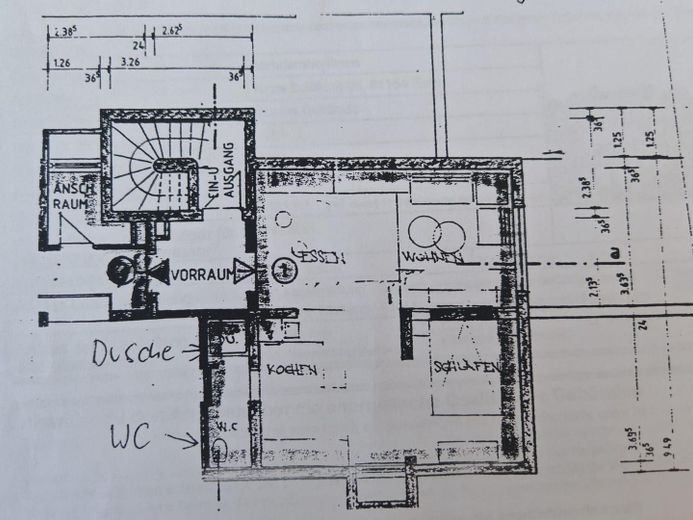 Grundriss Wohnung