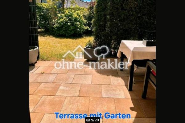 EG Wohnung Souterrain insg. 100qm²+Terasse 16m²+Garten 35m²+TG