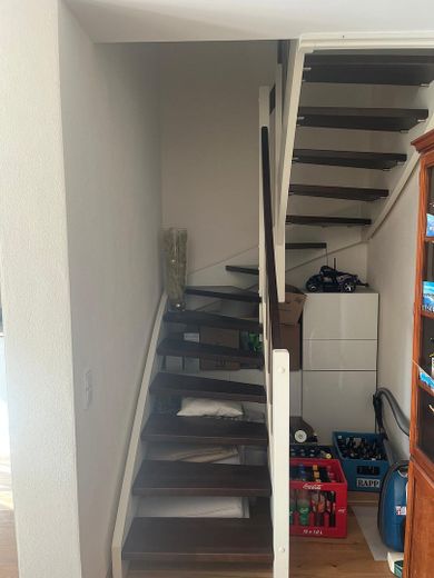 Maisonettewohnung in Amberg bei Buchloe – Treppe innen Maisonette