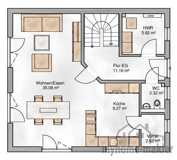 Traumhaftes Massivhaus mit Keller in idyllischer Lage - Neubau in Pyrbaum – EG Bozen