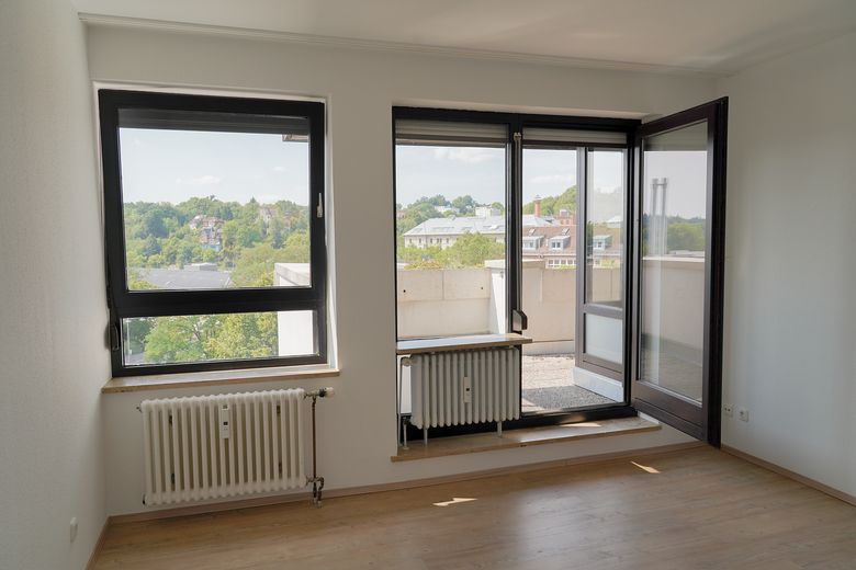 Blick aus dem Schlafzimmer