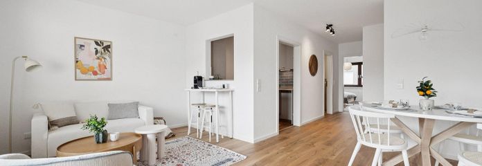 Ihr Platz zum Durchatmen: Moderne 2-Zimmer-Wohnung mit Grünblick im Herzen von Neckarau – Wohnen-/Essen