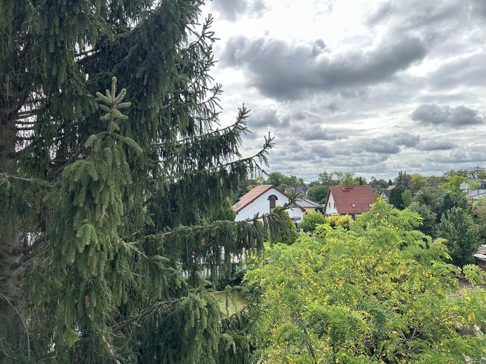 Appartement mansardé à Falkensee – Blick vom Balkon