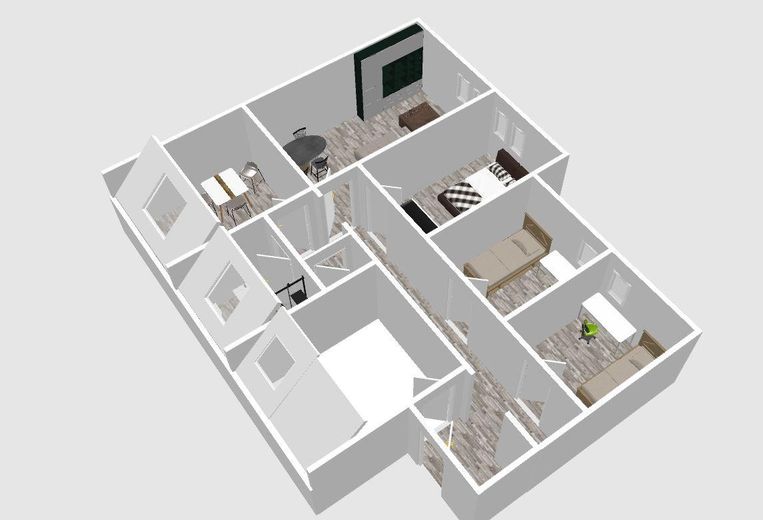 Geniş oturma mutfağına sahip 4 odalı daire - 80 m² yaşam alanı + yaklaşık 40 m² kullanım alanı – Fotoğraf 2