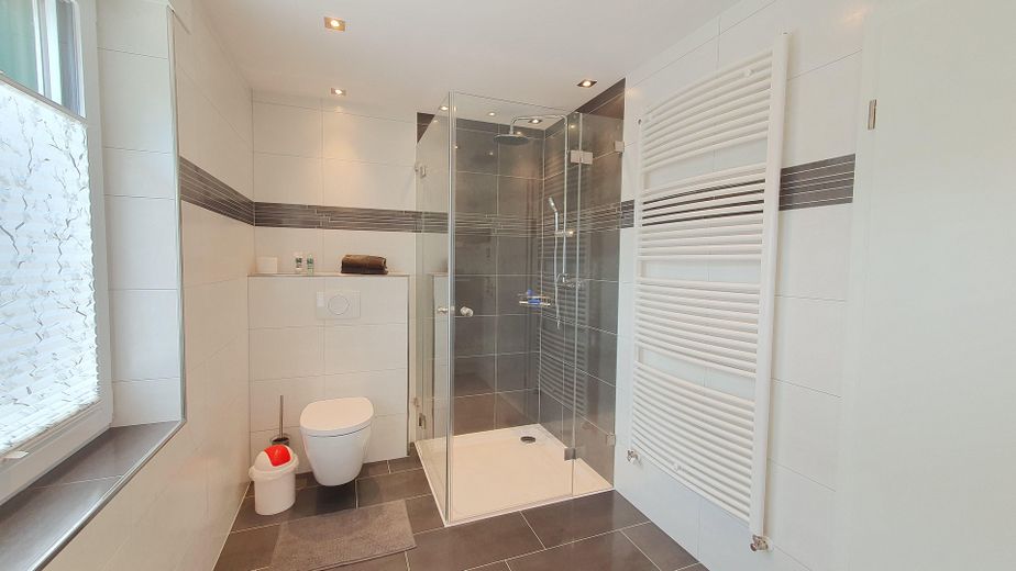 Detached house with granny apartment, pool and large garden in Remscheid Süd – Einliegerwohnung Masterbad 1