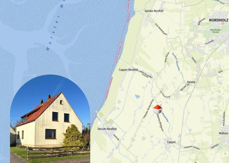Sanierung gestartet! Haus mit Fahrplan &amp; 
1.603 m² Grundstück an der Nordsee – Exposé Startbild(2)
