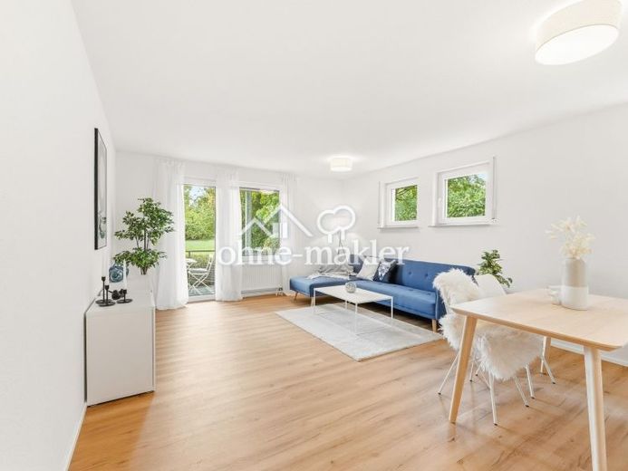 2-pokojowe mieszkanie w Reutlingen-Hohbuch (w pobliżu FH) – świeżo odnowione, nowoczesne, jasne, balkon/ogród – Zdjęcie 1