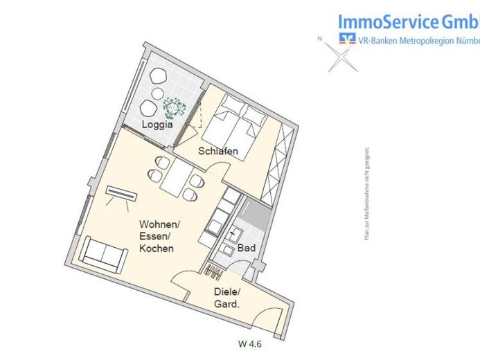 Ansprechende Wohnanlage im Nürnberg Nord: 60 stilvolle Neubau-ETW und 10 Büroeinheiten in Stadtlage! – Foto 1