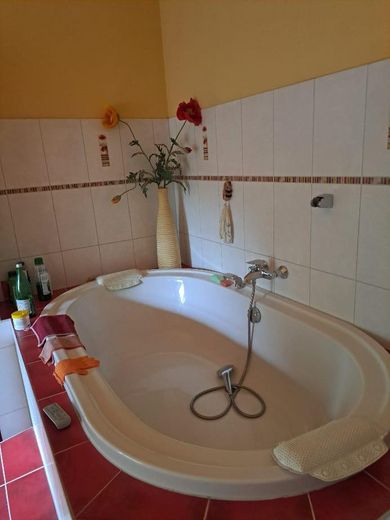 Vendo una tenuta agricola ristrutturata con cura a 8 km da Weimar – Elternbad mit Badewanne