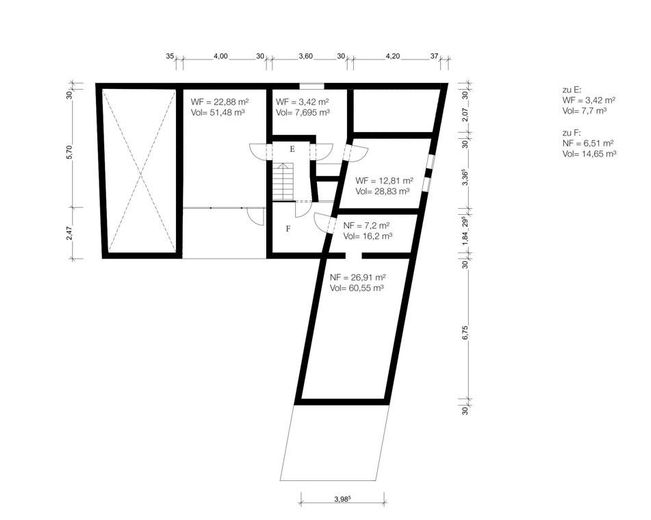 Einfamilienhaus - kernsaniert mit Innenhof und Garten, Scheune, PV – Grundriss OG