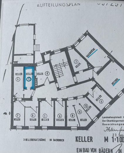 Sonnige, ruhige 2-Zimmer-Altbauwohnung zentral in Kiel – फोटो 19