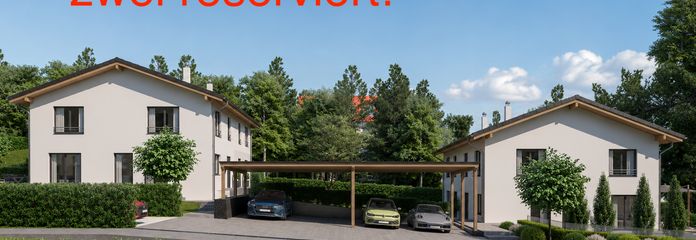Vier exklusive Baugrundstücke