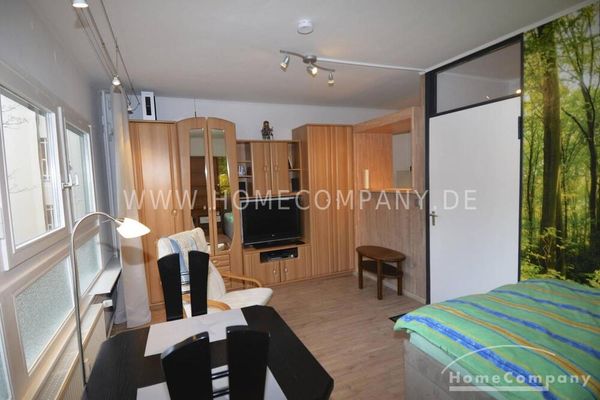 Ruhige, helle 1-Zimmer-Wohnung in Berlin Steglitz, möbliert