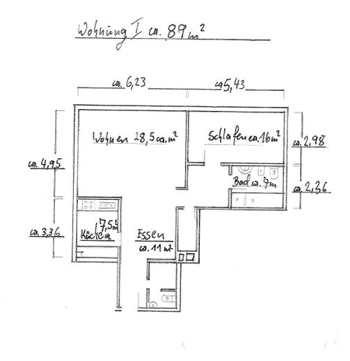 Schicke neuwertige Wohnung 89m² 1 OG – Foto 12