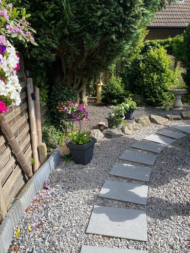 Weg durch den Garten