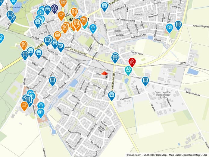 Ankommen. Wohlfühlen. Zuhause sein. - Moderne Doppelhaushälfte in begehrter Lage von Harsefeld – Geolyzer Kartenausschnitt