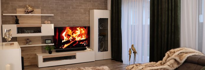 Neuwertige Luxus Stadtvilla mit Doppelgarage in Langenselbold – Wohnzimmer