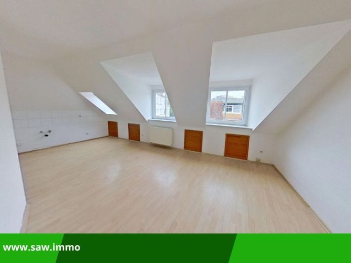 1-Raum Dachgeschosswohnung im Zentrum von Köthen – Foto 1