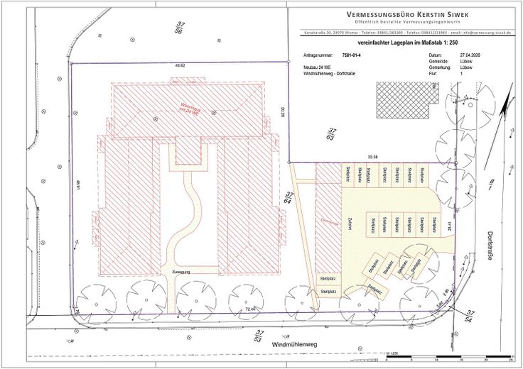 Lageplan Wohnanlage