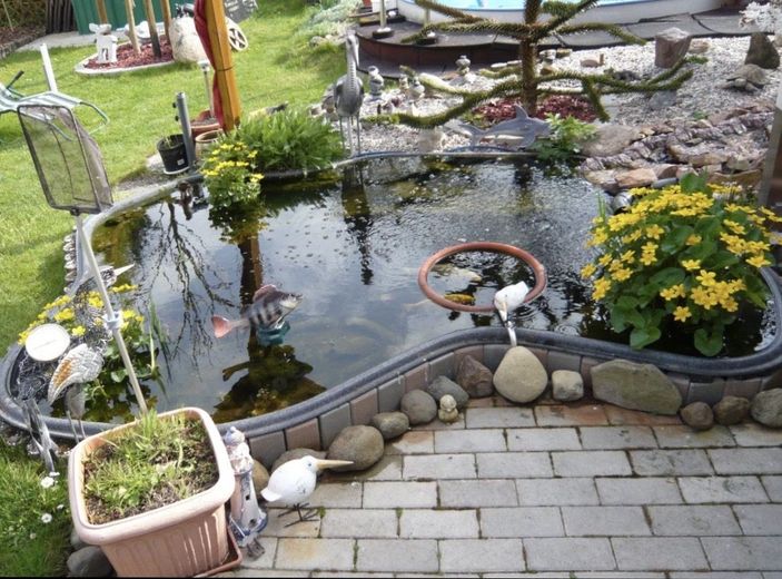 Seltene Gelegenheit in Dölau - Eigentumswohnung im Zweifamilienhaus mit eigenem Garten, Pool und Garagen – Teich