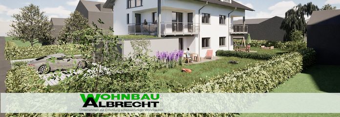 Traumhafte Doppelhaushälfte (Westseite) in ruhiger bevorzugter Lage - PROVISIONSFREI – Visualisierung Südwest