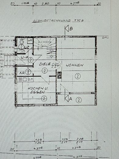 Detached single-family house with garden, balcony and parking space  commission-free – Grundriss Erdgeschoss