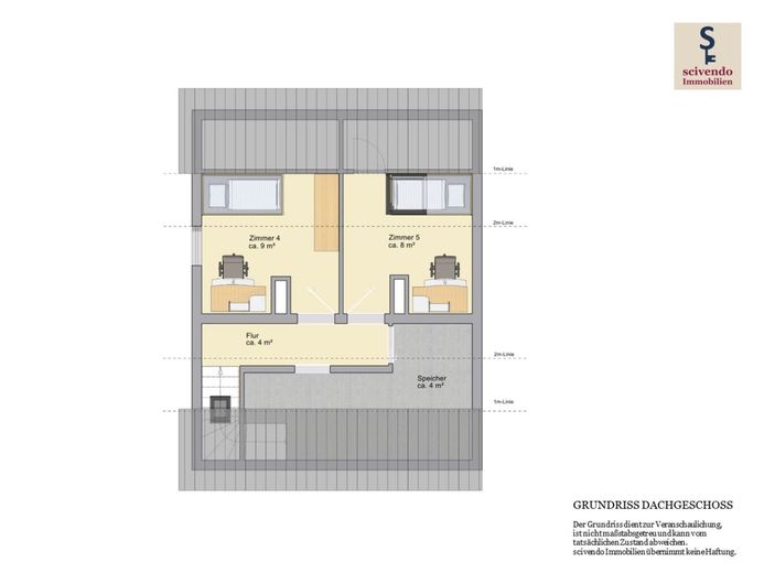Familienhaus mit Garten in ruhiger Lage – Grundriss DG