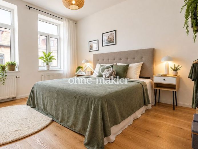 Per direct beschikbaar I Zonder makelaarscourtage I Balkon I 3 kamers, keuken, badkamer – Foto 1