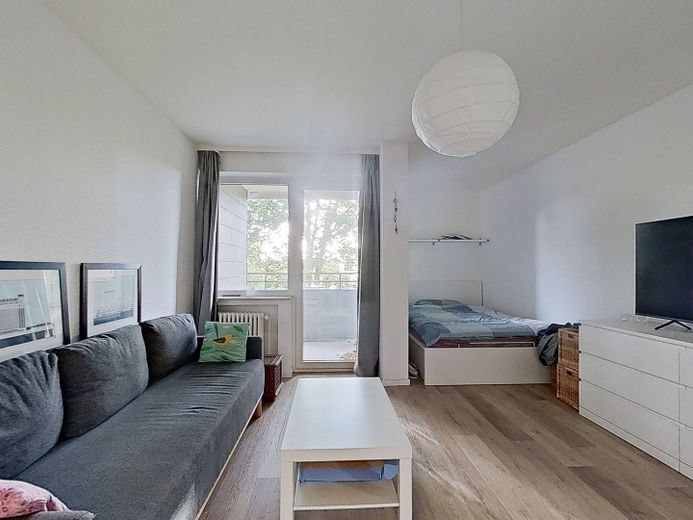 Moderno monolocale con BALCONE e ANGOLO COTTURA – Ansicht I: Wohn- und Schlafbe…