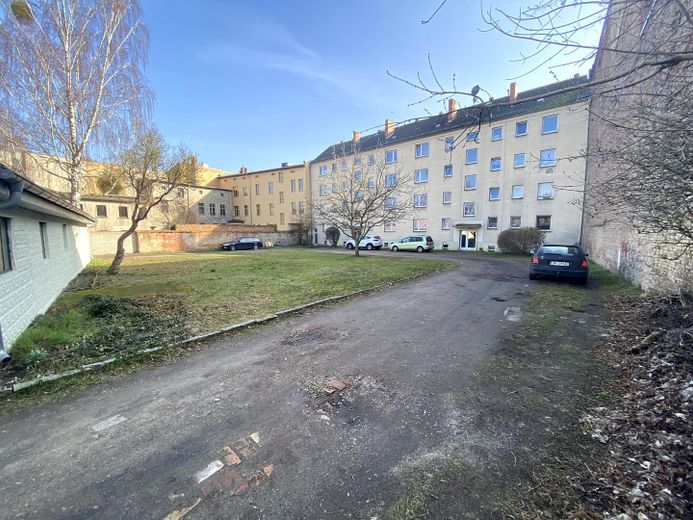 Möblierte Wohnung - Ideal für Studenten an der HNE Eberswalde – Fassade Rückseite (Hinterhof)