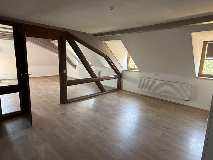 Herrschaftlich wohnen in nachhaltig sanierter DG-Wohnung mit Nebenkosten Fix-Pauschale! – Esszimmer