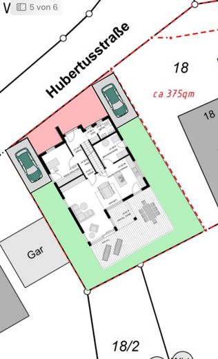 Bauland für EFH in Offenburg – Beispiel Bebauung