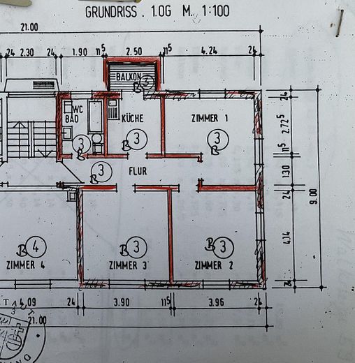 Eerste bewoning na grondige renovatie: lichte 3-kamerwoning met inbouwkeuken, balkon & garage – Foto 11