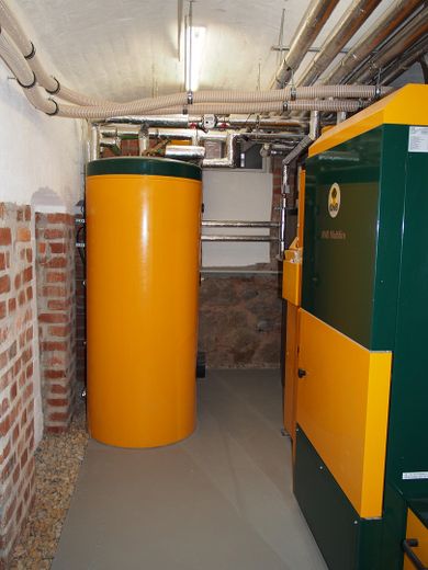 Abitare con stile in una casa a risparmio energetico – kostensparende Pelletheizung