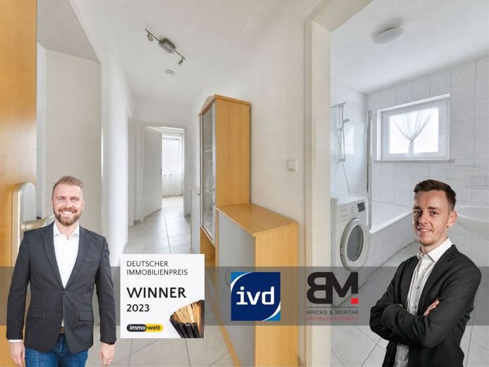 3-Zimmer-Wohnung mit Westbalkon und Garage in Königsbrunn – Photo 1