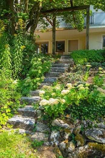 Terrasse vom Garten aus
